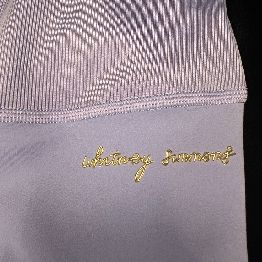 Whitney x Gymshark V2 ribbed waist leggings - Picture 4 of 6